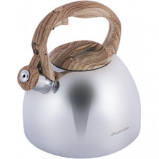 Чайник Kamille Whistling Kettle 2.7л з нержавіючої сталі сатин зі свистком (55716)