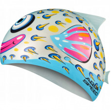 Шапка для плавания Aqua Speed Zoo 115-02-Fish 8691 сірий Діт OSFM (5908217686916)