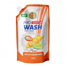 Жидкое мыло Pro Wash Фруктовый микс Дой-пак 910 г (4823128001140)