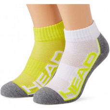 Носки Head Qperformance Quarter 791019001-004 2 пари Жовтий/Сірий/Білий 39-42 (8720245076371)