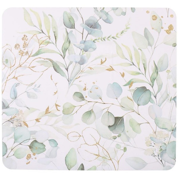Набір 12 сервірувальних серветок 28x30см підтарільники Floral-129, поліпропілен (112026)