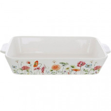Форма для запікання та сервірування Flower Garden порцелянова 28х16х8х5см (86026)