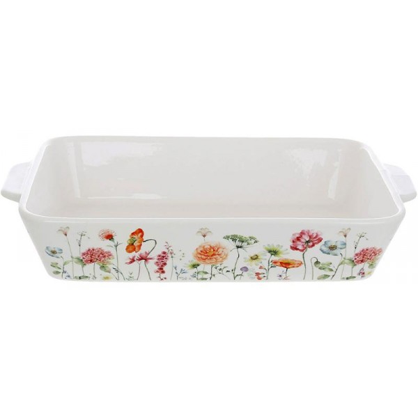 Форма для запікання та сервірування Flower Garden порцелянова 28х16х8х5см (86026)