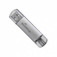 USB флеш накопитель Mediarange 128GB Silver USB 3.0 / Type-C (MR938)