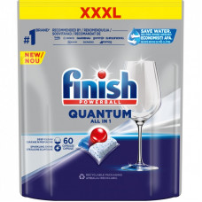 Таблетки для посудомоечных машин Finish Quantum All in 1 60 шт. (4002448144595/5908252004881)