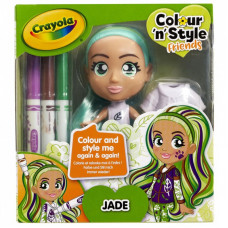 Набор для творчества Crayola Colour n Style Стильные девушки Джейд (918937.005)
