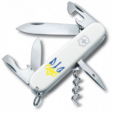 Нож Victorinox Spartan Ukraine 91 мм Тризуб готичний синьо-жовтий (1.3603.7_T0637u)