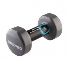 Гантель LivePro Studio Dumbbell LP8076-4 вінілова 1шт сірий Уні 4кг (2020301000071)