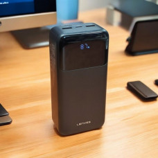 Внешний аккумулятор Power bank LENYES PX342D 30000 mAh, PD22,5W + быстрая зарядка батарея зарядка Черный (134036)