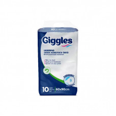 Пеленки для младенцев Giggles 60х90 см 10 шт (8680131202027)