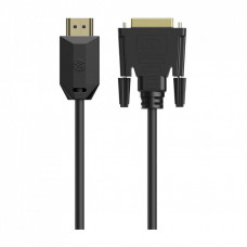 Кабель мультимедийный HDMI M to DVI M 3.0m 4K60Hz 24+1pin HP (DHC-HD05-03M)