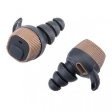 Активные защитные наушники (беруши) Earmor M20 Tactical Earbuds (Coyote Brown) (89036)