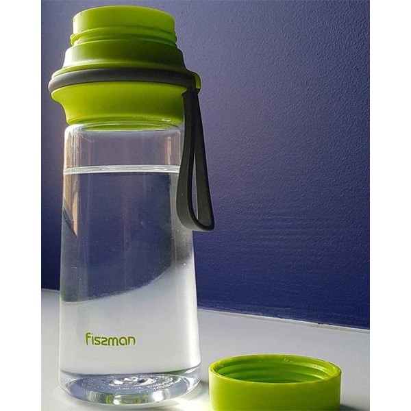 Пляшка для води Fissman Drink 500мл з фільтром, пластик (114136) Пляшка для води Fissman Drink 500мл з фільтром, пластик (114136)