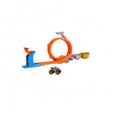 Автотрек Hot Wheels Monster Trucks Петли и трюки (JBX64)