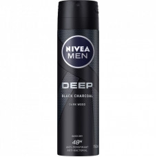 Антиперспирант Nivea Men Deep Black Charcoal 150 мл (4006000008202/9005800379845)