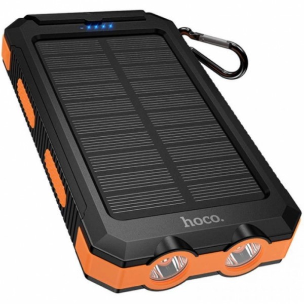Внешний аккумулятор Power Bank HOCO J164 Platinum Solar 8000mAh 10W, с солнечной панелью и LED фонариком (134436) Внешний аккумулятор Power Bank HOCO J164 Platinum Solar 8000mAh 10W, с солнечной панелью и LED фонариком (134436)