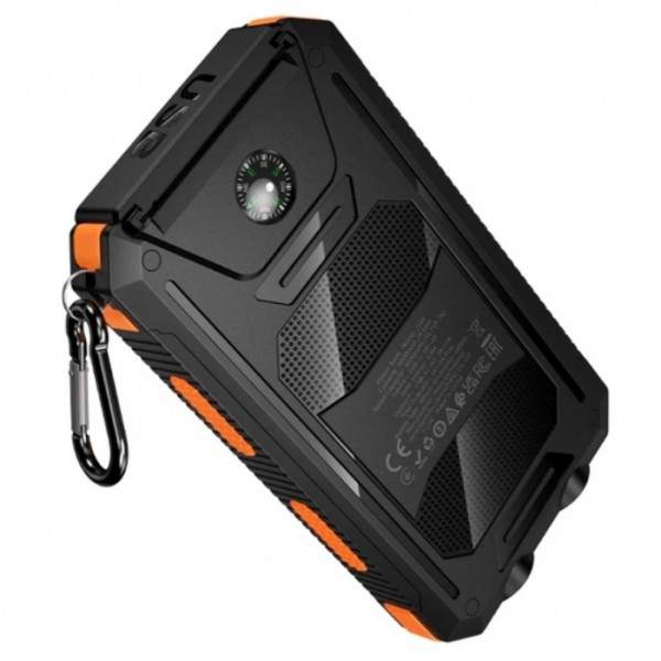 Внешний аккумулятор Power Bank HOCO J164 Platinum Solar 8000mAh 10W, с солнечной панелью и LED фонариком (134436) Внешний аккумулятор Power Bank HOCO J164 Platinum Solar 8000mAh 10W, с солнечной панелью и LED фонариком (134436)