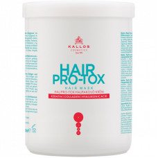 Маска для волос Kallos Cosmetics Hair Pro-Tox Восстанавливающая с кератином, коллагеном и гиалуроновой кислотой 1000 мл (5998889511418)
