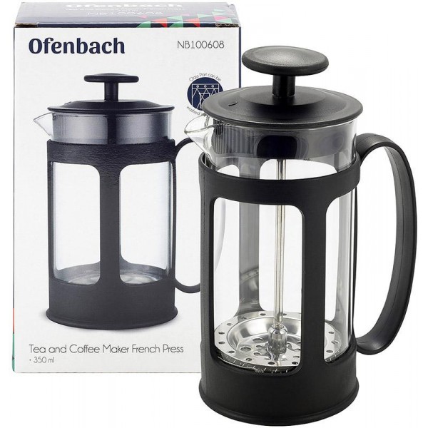 Френч-прес Ofenbach Morgen 350мл з пластиковою ручкою (110536) Френч-прес Ofenbach Morgen 350мл з пластиковою ручкою (110536)