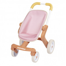 Коляска для кукол Smoby Baby Nurse Терракотовая пудра. Прогулка, с поворотными колесами, 18 мес + (7600251224)