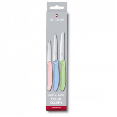 Набор ножей Victorinox SwissClassic Paring Set 3 шт Light Pink, Blue, Green (6.7116.34L3)