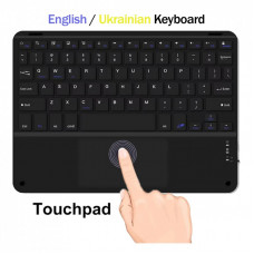 Клавиатура BeCover with TouchPad Bluetooth UA Black (713403)