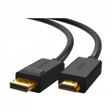 Кабель мультимедийный DisplayPort M to HDMI 2.0m v1.4, DP101 Ugreen (10202)
