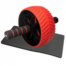 Ролик для пресса Power System PS-4107 Full Grip AB Red + килимок Red/Black (4107RD-0)