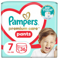 Подгузники Pampers Premium Care Pants Трусики Размер 7 (15+ кг) 36 шт. (8700216339001)