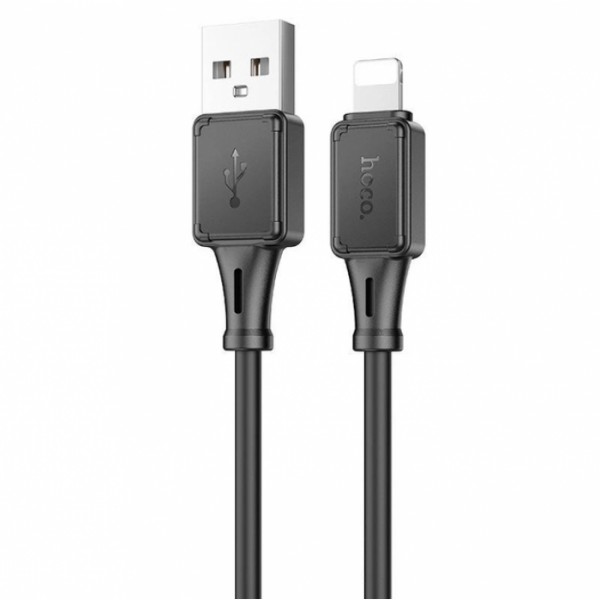 Кабель для телефона USB to Lightning Apple iPhone HOCO X101 100см 2,4A Черный (59746) Кабель для телефона USB to Lightning Apple iPhone HOCO X101 100см 2,4A Черный (59746)