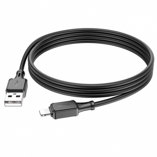 Кабель для телефона USB to Lightning Apple iPhone HOCO X101 100см 2,4A Черный (59746) Кабель для телефона USB to Lightning Apple iPhone HOCO X101 100см 2,4A Черный (59746)