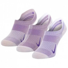 Носки Nike W NK EVERYDAY PLUS LTWT NS 3PR CV2964-970 38-42 3 пари Сірий/Фіолетовий (194955547090)