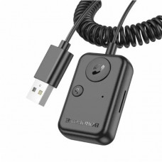 Автомобильный FM модулятор Borofone BC49 June USB трансмиттер с Bluetooth V5.3 (107846)