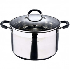 Кастрюля MasterPro Foodies collection висока з кришкою 4 л (BGMP-1505-BK)