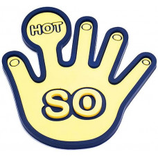 Підставка під гаряче Fissman Yellow Hand 17x15см силіконова (112156)