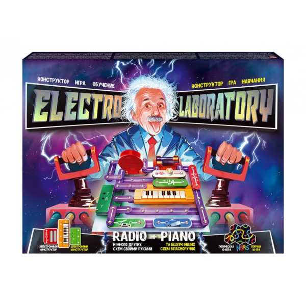 Электронный конструктор "Electro Laboratory. Radio+Piano" Danko Toys ELab-01-03 (Radio+Piano)