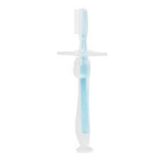 Силиконовая зубная щетка Mumlove MGZ-0707(Blue) с ограничителем