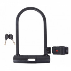 Замок велосипедный Velotrade U-Lock PY 6168 127mm x 229mm Black (LCK-062)
