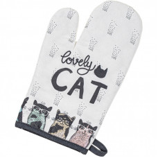Кухонная прихватка Home Line Рукавица Lovely Cat 17x28 см (182825)