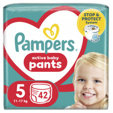 Подгузники Pampers трусики Pants Размер 5 (12-17 кг) 42 шт. (8006540068960)