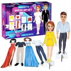 Настольная магнитная игра "Fashion story" ML4032-08 EN магнитная кукла, 27 магнитов