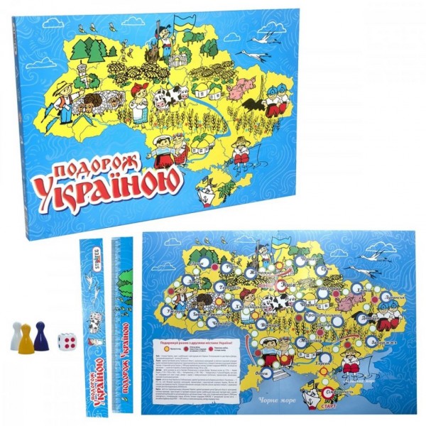 Настольная игра "Путешествие по Украине" 59ST Настольная игра "Путешествие по Украине" 59ST