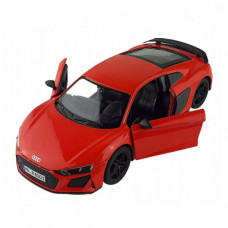 Машинка металлическая инерционная Audi R8 Coupe 2020 Kinsmart KT5422W 1:36 (Красный)