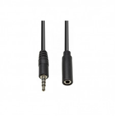 Кабель мультимедийный 3.5mm M to 3.5mm F 1.0m (4pin) PowerPlant (CA912841)