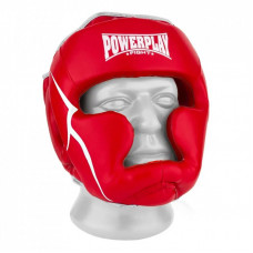 Боксерский шлем PowerPlay 3100 PU Червоний S (PP_3100_S_Red)