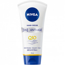 Крем для рук Nivea 3 в 1 Антивозрастной Q10 75 мл (6001051004188)