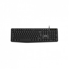Клавиатура Canyon KB-1 Water resistant USB UA Black (CNE-CKEY01)
