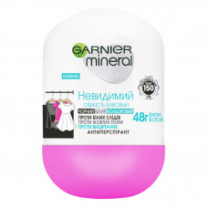 Антиперспирант Garnier Mineral Невидимый Свежесть хлопка роликовый 50 мл (3600542310314)