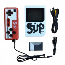 Игровая консоль приставка с дополнительным джойстиком dendy SEGA 400 игр 8 Bit SUP Game Белый красный джойстик (107586)
