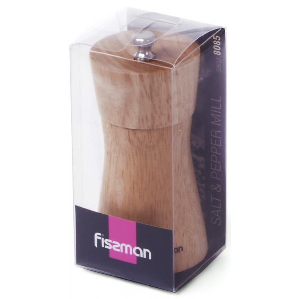 Млин для спецій (перцемолка) Fissman Spice Lanjit 11х5см, корпус світле дерево (109586) Млин для спецій (перцемолка) Fissman Spice Lanjit 11х5см, корпус світле дерево (109586)